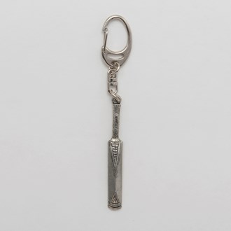 Cricket bat 3D keyring